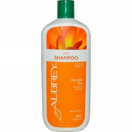 Aubrey Organics, J.A.Y. デザートハーブ、リバイタライジング･シャンプー、乾燥/傷んだ髪用、16 fl oz (473 ml) (Discontinued Item)