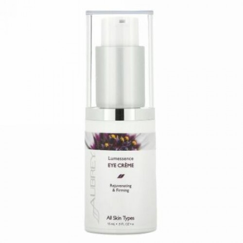Aubrey Organics, Lumessence アイクリーム、抗しわ&引き締め、5液体オンス (15 ml)