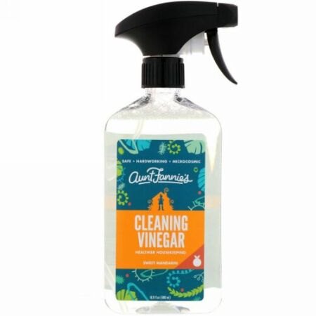 Aunt Fannie's, クリーニングビネガー、スウィートマンダリン、16.9 fl oz (500 ml) (Discontinued Item)