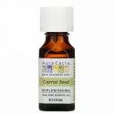 Aura Cacia, 100％ピュアエッセンシャルオイル、キャロットシード、15ml（0.5液量オンス）