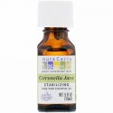 Aura Cacia, 100%ピュアエッセンシャルオイル、シトロネラジャワ、5液量オンス (15 ml) (Discontinued Item)