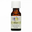 Aura Cacia, 100％ピュアエッセンシャルオイル、ジンジャー、15ml（0.5液量オンス）