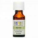 Aura Cacia, 100％ピュアエッセンシャルオイル、マートル、15ml（0.5オンス）