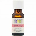 Aura Cacia, 100% 純エッセンシャルオイル、ハートソング、0.5 液量オンス (15 ml)