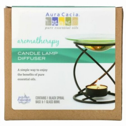 Aura Cacia, アロマセラピー　キャンドル・　ランプ・ディフュザー (Discontinued Item)