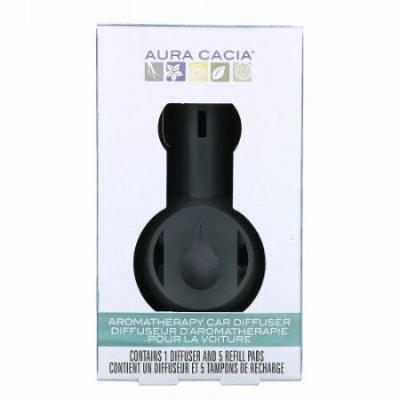 Aura Cacia, アロマテラピー車用ディフューザー、 ディフューザー1個