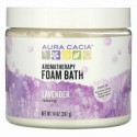 Aura Cacia, アロマセラピーフォームバス、 リラックスラベンダー、 14 oz (397 g)