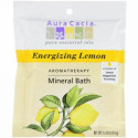 Aura Cacia, アロマセラピー ミネラルバス、 エナジャイジングレモン、 2.5 oz (70.9 g) (Discontinued Item)