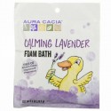Aura Cacia, カーミングフォームバス, ラベンダーエッセンシャルオイル, 2.5オンス (70.9 g)