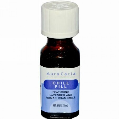 Aura Cacia, 鎮静剤、0.5 液量オンス (15 ml) (Discontinued Item)