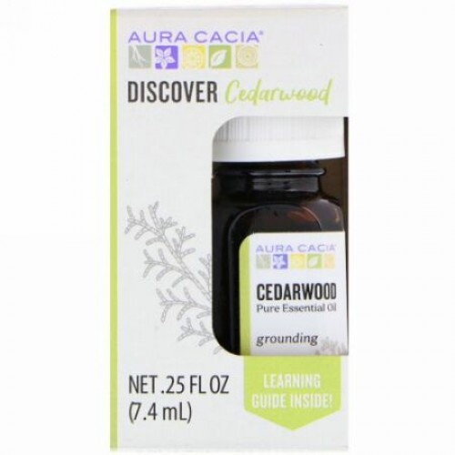 Aura Cacia, Discover Cedarwood, .25 fl oz (7.4 ml) (Discontinued Item)