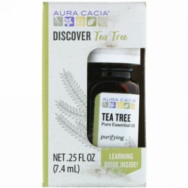 Aura Cacia, Discover Tea Tree, .25 fl oz (7.4 ml) (Discontinued Item)