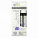Aura Cacia, エッセンシャルオイルブレンド、リラックスロールオン、チルピル、.31液量オンス (9.2 ml)