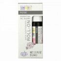 Aura Cacia, エッセンシャルオイルブレンド、肌を柔らかくするロールオン、ローズ、0.31液量オンス (9.2 ml)