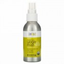 Aura Cacia, オーガニック、ヨガミスト、浄化、ティーツリー＆レモン、4 液体オンス（118 ml）