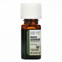 Aura Cacia, オーガニックゼラニウム、7.4ml（0.25液量オンス）
