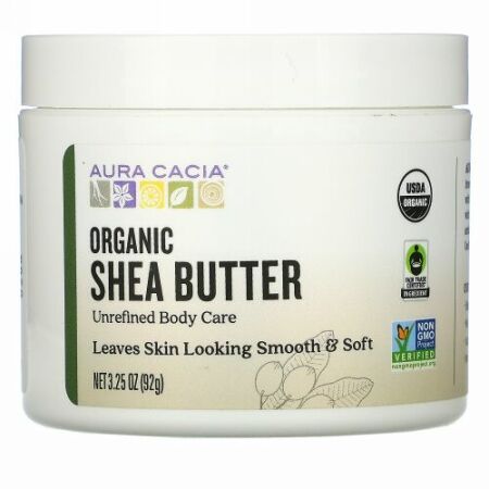 Aura Cacia, Organic Shea Butter, 3.25 oz (92 g)