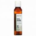 Aura Cacia, オーガニック、スキンケアオイル、バランスの取れたホホバ、4液体オンス (118ml)