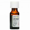 Aura Cacia, ピュアエッセンシャルオイル、ラブポーション、15ml（0.5液量オンス）