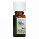 Aura Cacia, ピュアエッセンシャルオイル、オーガニックカルダモン、7.4ml（0.25液量オンス）