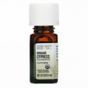 Aura Cacia, ピュアエッセンシャルオイル、オーガニックヒノキ、7.4ml（0.25液量オンス）