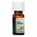 Aura Cacia, ピュアエッセンシャルオイル、オーガニックフランキンセンス、7.4ml（0.25液量オンス）