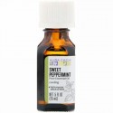 Aura Cacia, Pure Essential Oil, Sweet Peppermint, .5 fl oz (15 ml) (Discontinued Item)