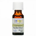 Aura Cacia, 100% ピュアエッセンシャルオイル、 ウィンターグリーン、 .5 fl oz (15 ml) (Discontinued Item)