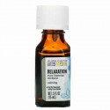 Aura Cacia, ピュアエッセンシャルオイルブレンド、リラクゼーション、15ml（0.5液量オンス）