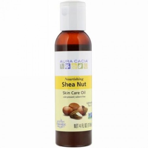 Aura Cacia, Skin Care Oil, Nourishing Shea Nut, 4 fl oz (118 ml) (Discontinued Item)