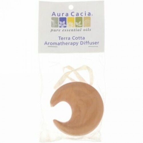 Aura Cacia, テラ・コッタ・ムーン・アロマセラピー・ディフューザー (Discontinued Item)