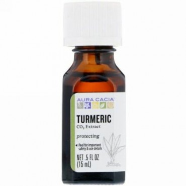 Aura Cacia, Turmeric, CO2 Extract, .5 fl oz (15 ml) (Discontinued Item)