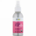 Aura Cacia,  ヨガミスト、オーガニック・覚醒、グレープフルーツ＆ラバンジン、4 液体オンス（118 ml） (Discontinued Item)