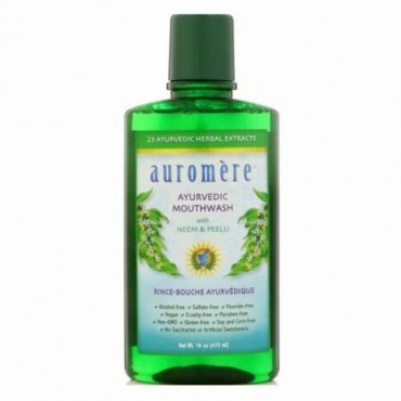 Auromere, アーユルベーダマウスウォッシュ、16 oz (473 ml)