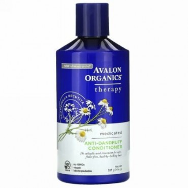 Avalon Organics, フケ対策コンディショナー、カモミール、14オンス（397 g）