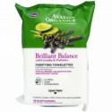 Avalon Organics, ブリリアントバランス、 ピュリファイング・ウェットティッシュ、 ラベンダー＆プレバイオティクス配合、 フェイシャルウェットティッシュ30枚 (Discontinued Item)