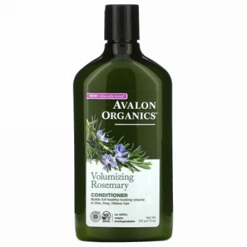 Avalon Organics, コンディショナー, Volumizing Rosemary, 11オンス (312 g)