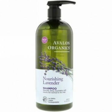 Avalon Organics, シャンプー,ナリッシング　ラベンダー, 32 fl oz (946 ml)