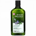 Avalon Organics, シャンプー, ボリュームアップ, ローズマリー, 11液量オンス（325 ml）