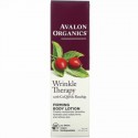 Avalon Organics, CoQ10＆ローズヒップ配合のしわセラピー, ファーミングボディローション（Firming Body Lotion）, 8オンス（227 g）