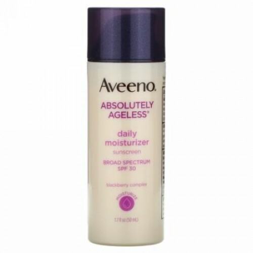 Aveeno, アブソルートリーエイジレス、デイリーモイスチャライザー、SPF 30、1.7液量オンス (50 ml)