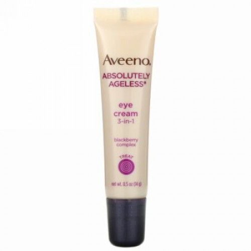 Aveeno, アブソルートリー・エイジレス、アイクリーム、.5 oz ( 14 g)