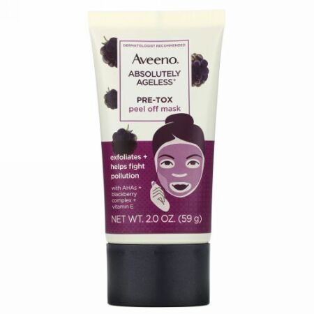 Aveeno, アブソルートリーエイジレス、プレトックス・ピールオフマスク、2 oz (59 g) (Discontinued Item)