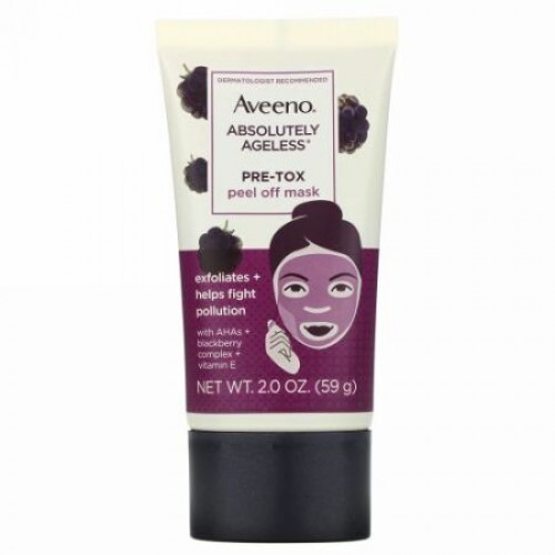 Aveeno, アブソルートリーエイジレス、プレトックス・ピールオフマスク、2 oz (59 g) (Discontinued Item)
