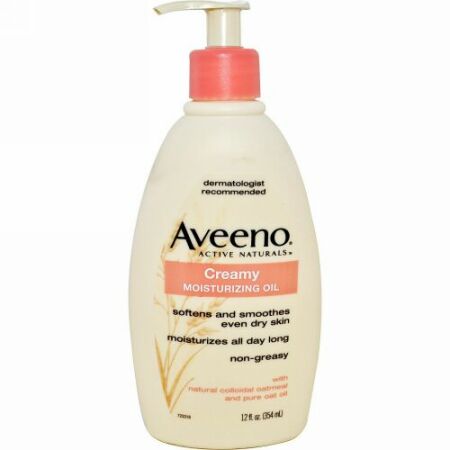 Aveeno, Active Naturals, Creamy Moisturizing Oil, 12 fl oz (Discontinued Item)