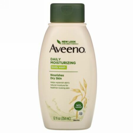 Aveeno, Active Naturals、デイリー・モイスチャライジング・ボディーウォッシュ、12 液量オンス (354 ml)