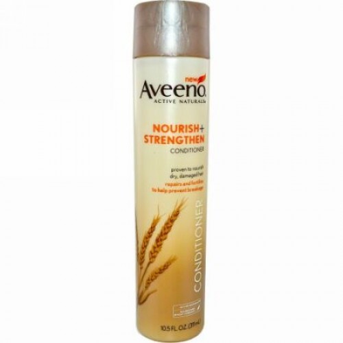 Aveeno, Active Naturals, Nourish+, Strengthen Conditioner, 10.5 fl oz (Discontinued Item)