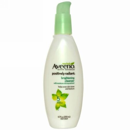 Aveeno, Active Naturals, Positively Radiant, Brightening Cleanser, 6.7 fl oz (Discontinued Item)