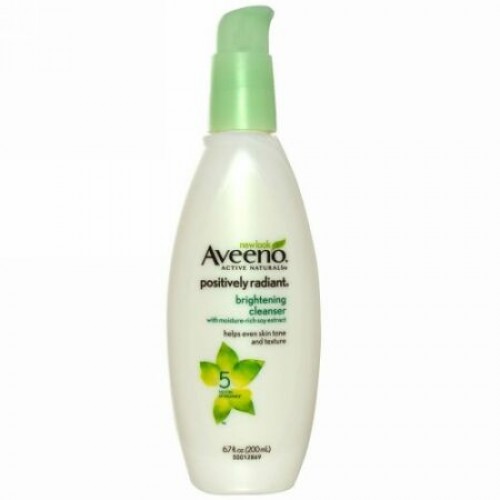Aveeno, Active Naturals, Positively Radiant, Brightening Cleanser, 6.7 fl oz (Discontinued Item)