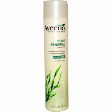Aveeno, Active Naturals、Pure Renewal シャンプー、10.5 液量オンス(311 ml) (Discontinued Item)